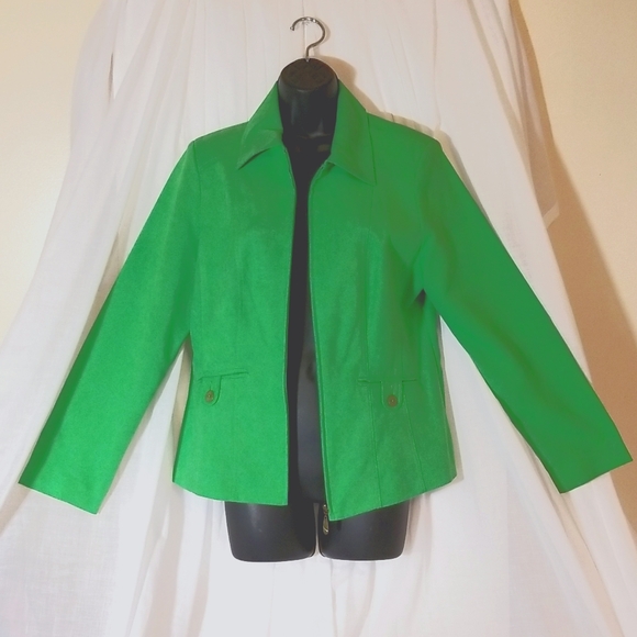 Carroll Reed Sz 8 Ultra suede jacket - Picture 1 of 5